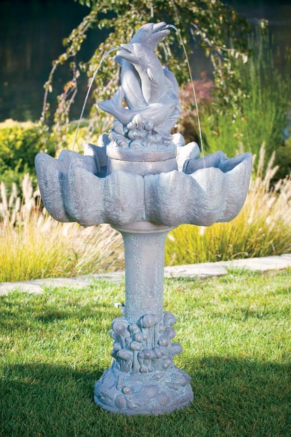 *DISCONTINUED* #3458  53" Dolphin Fountain