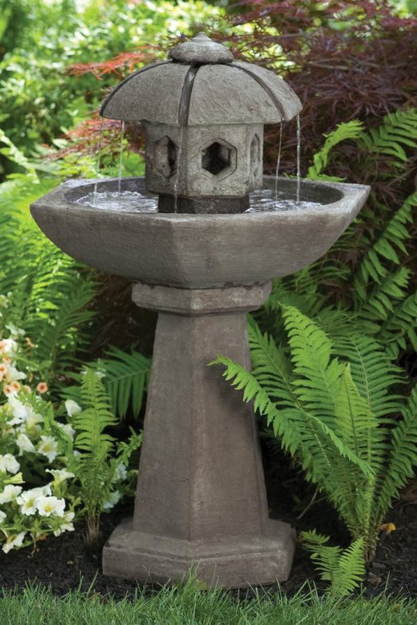 #3581 42" Spring Rain Pagoda Fountain