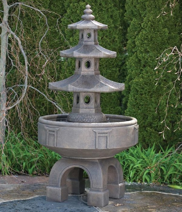 #3499 80" Three Tier Pagoda Fountain
