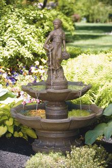 #3620 Two Tier Lady of the Arbor Fountain