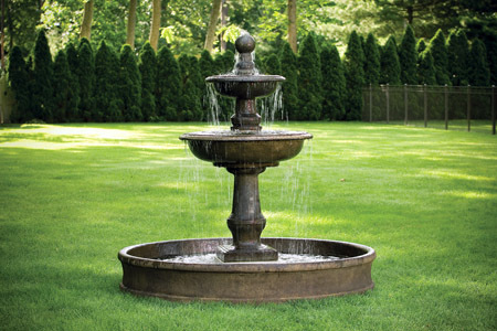 #3687 75" Monticello Fountain on 6' Pool