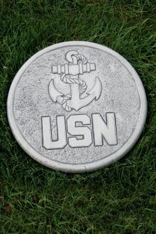 #1890 10" Round Stone - US Navy