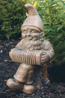 #2455 Large Accordian Gnome
