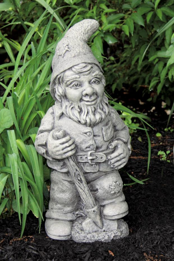 *DISCONTINUED* #2445 19" Large Gnome With Shovel