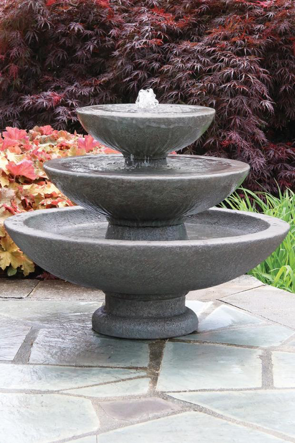 #3521 25" Three Tier Tranquility Fountain