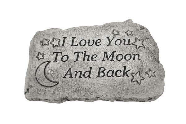 #1801 10" Stone - I Love You To The Moon