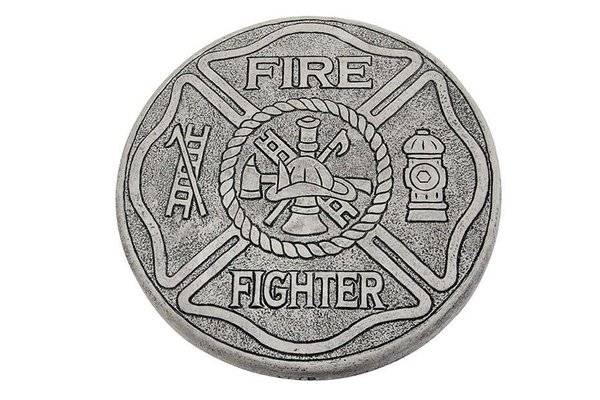 #1778 10" Round Stone - Firefighter