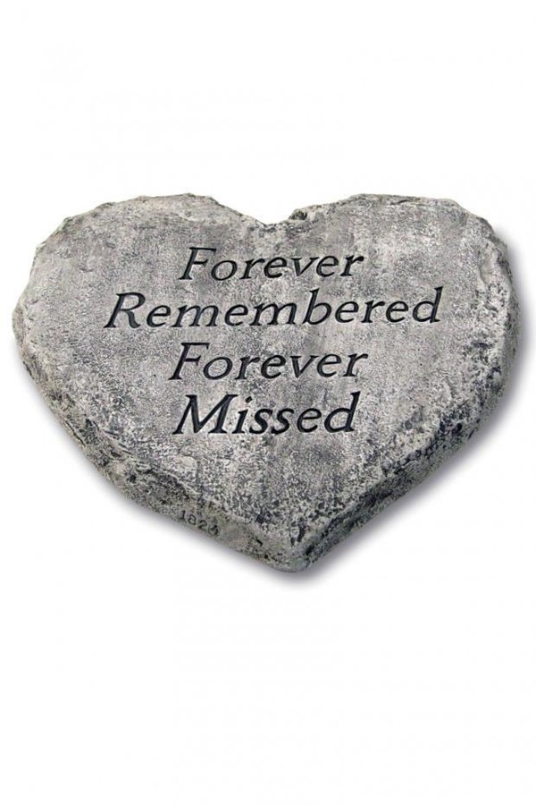 #1824 Heart Stone - Forever Remembered
